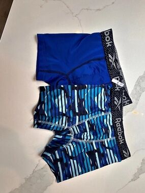 Reebok Boys Performance Boxer Briefs Blue & Black Small